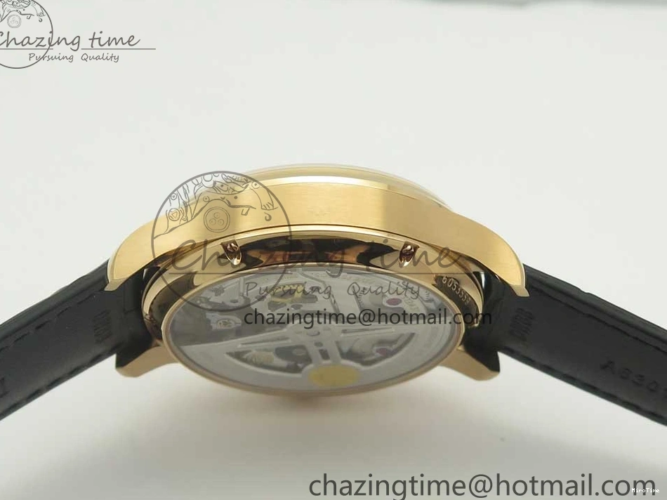 MIROTIME 0107 Thermal Portuguese Real PR Real Annual Calendar IW503501 RG ZF 1:1 Best Edition White Dial on Black Leather Strap A 7150